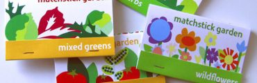 野菜が育つマッチ棒！土に差して種まきする「matchstick garden」