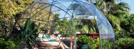 癒しのグリーンタイムを過ごそう。丸い温室「Garden Igloo」で