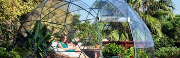 癒しのグリーンタイムを過ごそう。丸い温室「Garden Igloo」で