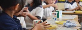 小学生100人と種だんご作り!造形展に向けて牛乳パックプランターで食育の作品を 小学生100人と種だんご作り!造形展に向けて牛乳パックプランターで食育の作品を